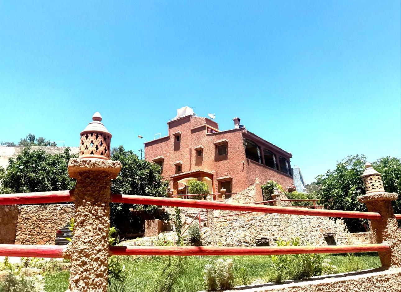 Gite Marbie Maison Rurale, Une Experience Naturelle Unique, Au Coeur Du Moyen Atlas, Maroc Kasba Tibouda Exterior foto